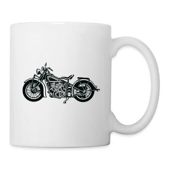 Dark Iron - America Motorcycle Bike Biker Vintage - Mug - white - Right