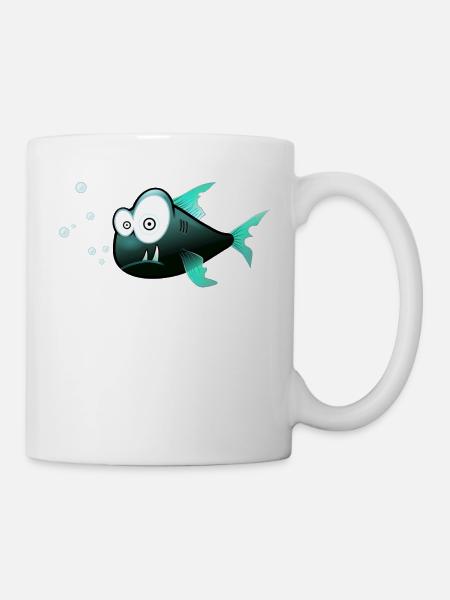 fisch - Tasse - Weiß