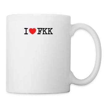 I love FKK - Tasse - Weiß - Rechts