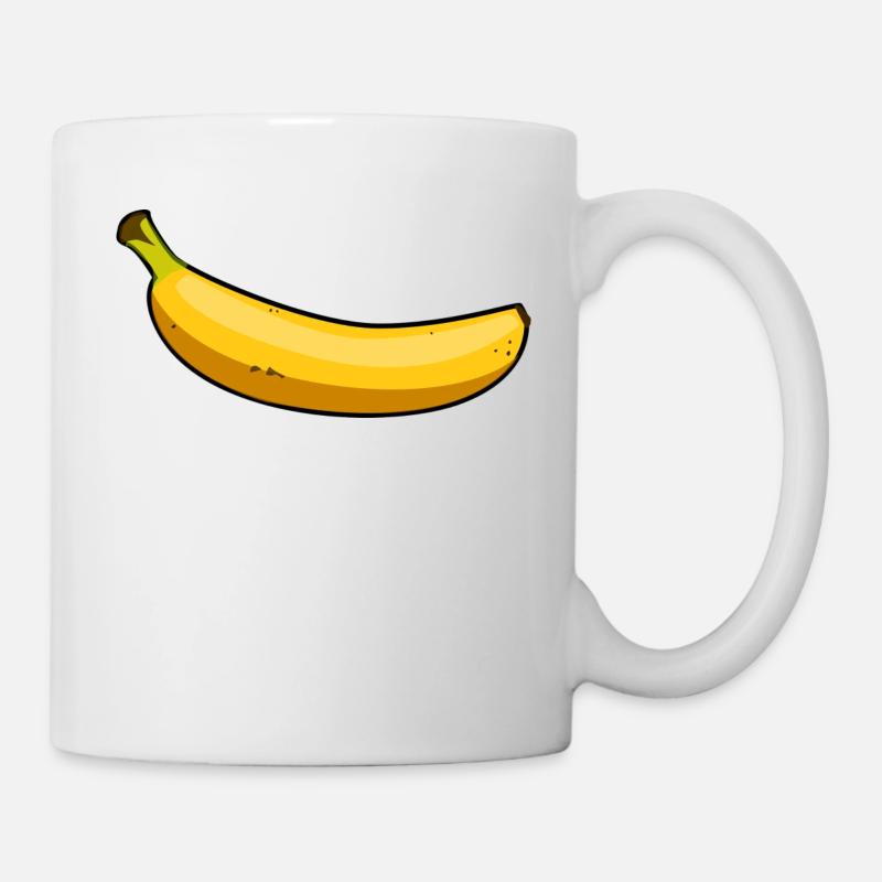 Banane - Tasse - Weiß