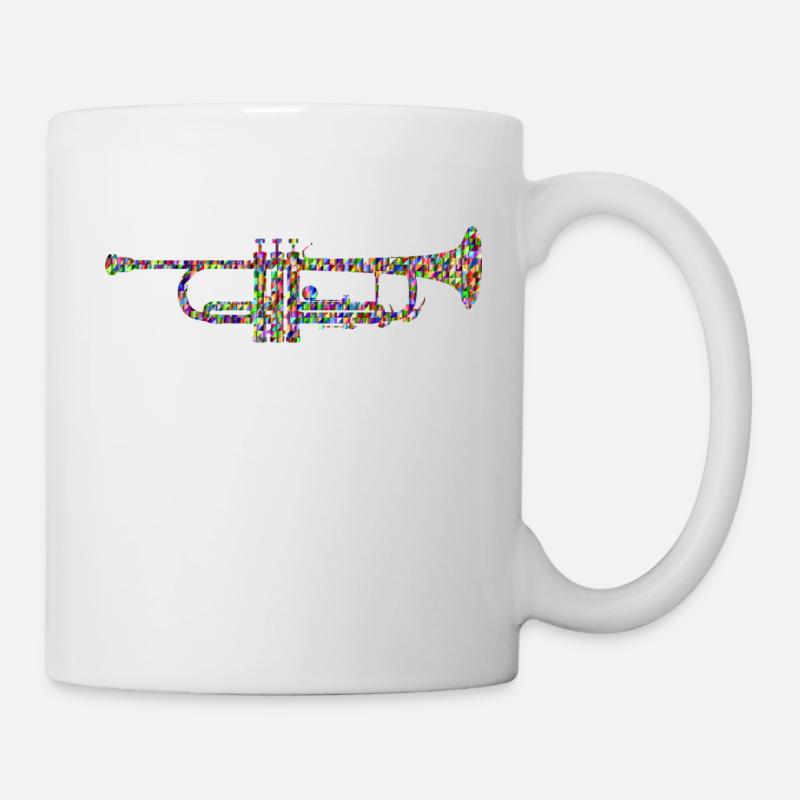 Trompete - Tasse - Weiß