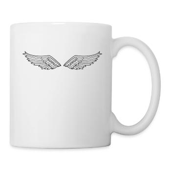 Ailes angéliques - Mug blanc - blanc - Droite