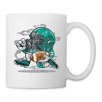 FOOTBALL JOUEUR - American Football Comic Cadeau - Mug blanc - blanc - Droite