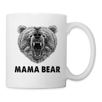 Cool Mama Bear Wild Grizzly Bear Super Mother - Mug - white - Right