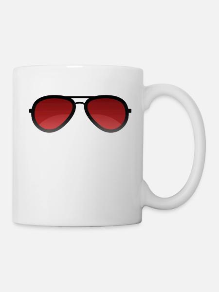 Coole Sonnenbrille Geschenkidee Sonderangebot Idee - Tasse - Weiß