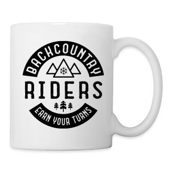 Backcountry Riders - Tasse - Weiß - Rechts