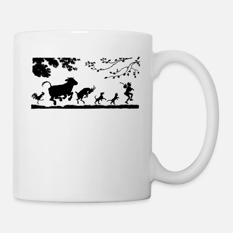 animaux - Mug blanc - blanc
