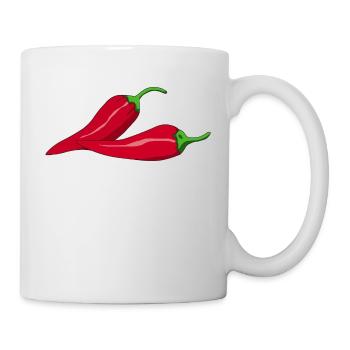 peperoni - Tasse - Weiß - Rechts