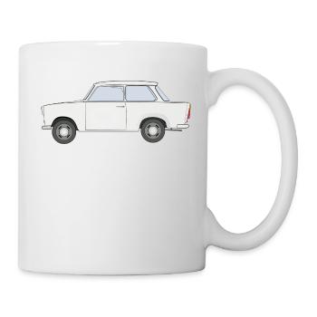 Trabbi nostalgie design - Mug blanc - blanc - Droite