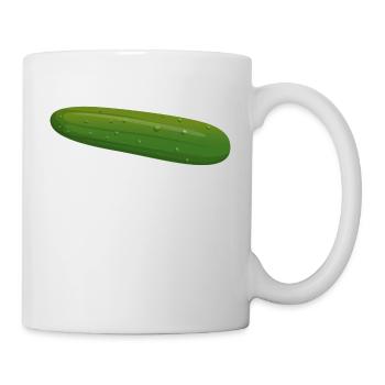 Gurke Zuccini Zucchini Zuchini Spreewald Geschenk - Tasse - Weiß - Rechts