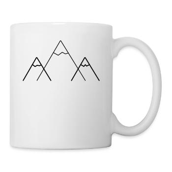 mountain logo - Mug - white - Right
