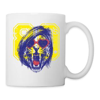 Leopard 80's - Mug - white - Right