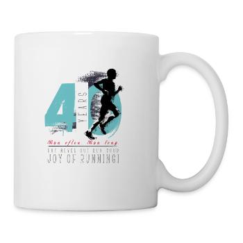Runner - 40th Birthday - Mug - white - Right