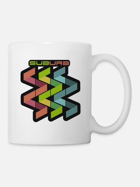 SUBURB VERTICAL - Mug - white