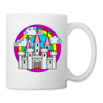 Enchanted castle - Mug - white - Right
