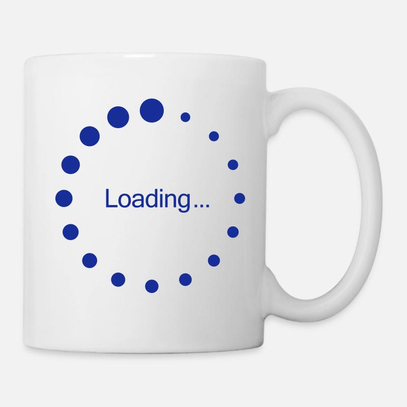 loading_circle - Mug blanc - blanc