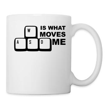 WASD is what moves me - Mug - white - Right
