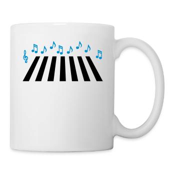 Music Road - Tasse - Weiß - Rechts
