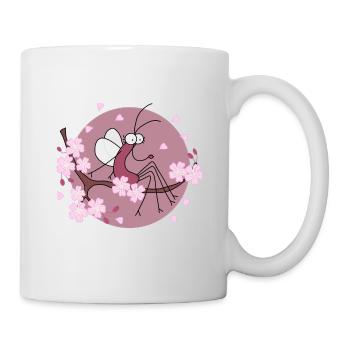 Djen Wana aime la fleur de cerisier - Mug blanc - blanc - Droite