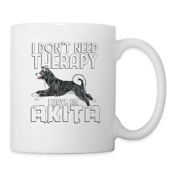 Akita Therapy III - Mug - white - Right
