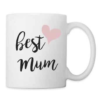 best mum - Tasse - Weiß - Rechts