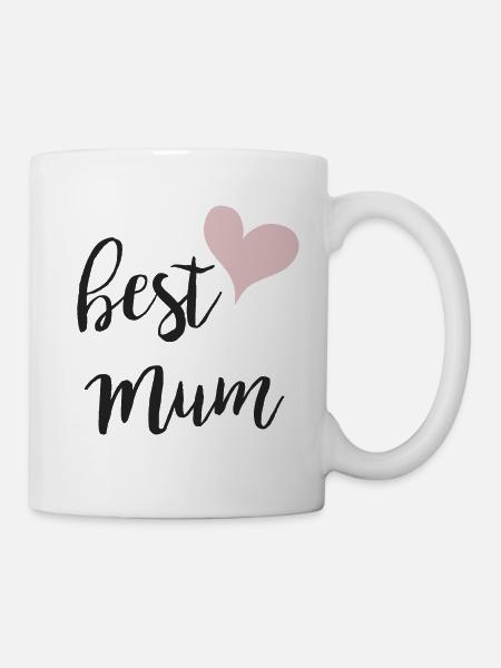 best mum - Mug - white