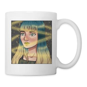 Star-studded hourglasses - Mug - white - Right