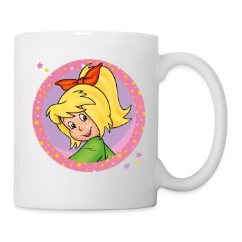 Bibi Blocksberg lächelt fröhlich - Tasse - Weiß - Rechts