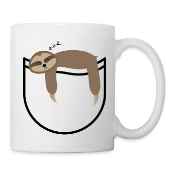 Pocket sloth - Mug - white - Right