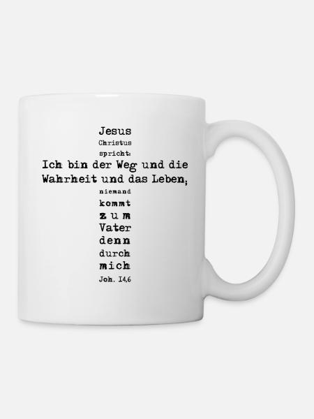 Je suis le chemin - Jean 14:6 - Mug blanc - blanc