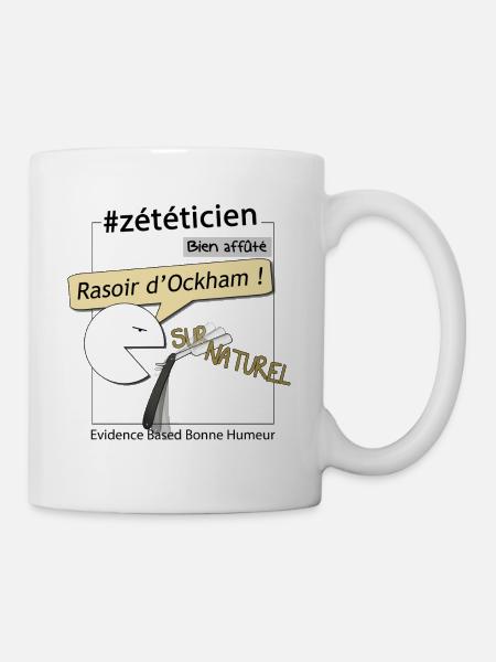 Zététicien bien affûté ! - Mug blanc - blanc