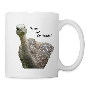 greater rhea - Mug - white - Right