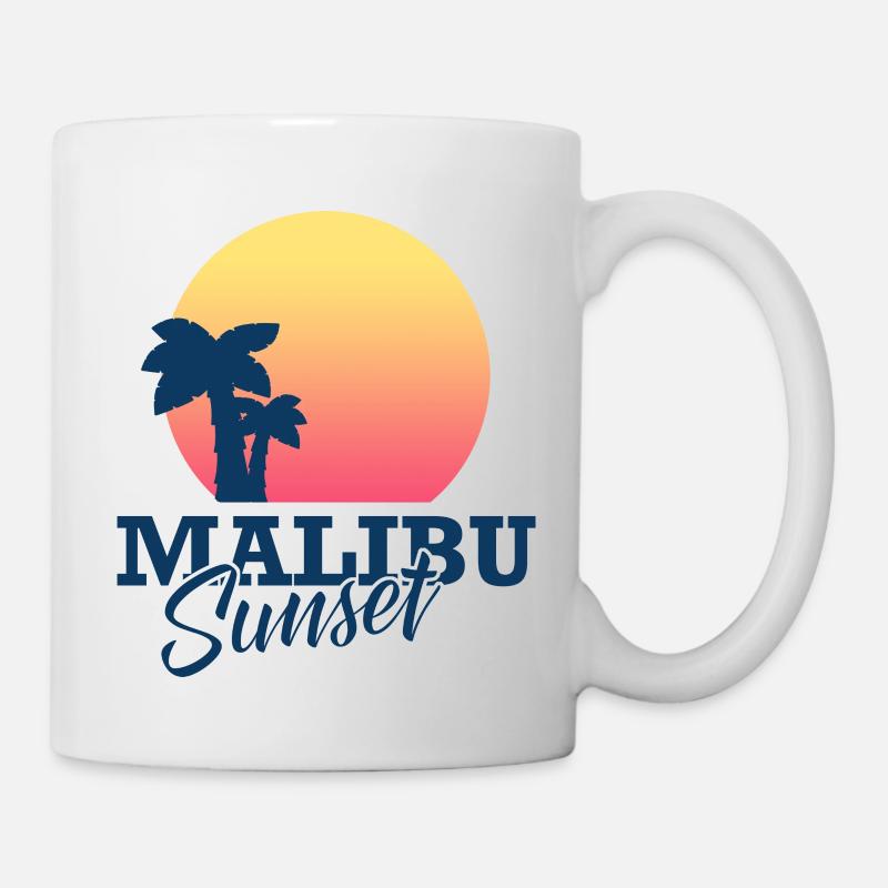Malibu Sunset - Mug blanc - blanc