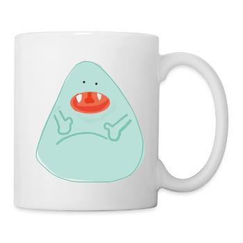 Little green monster - Mug - white - Right