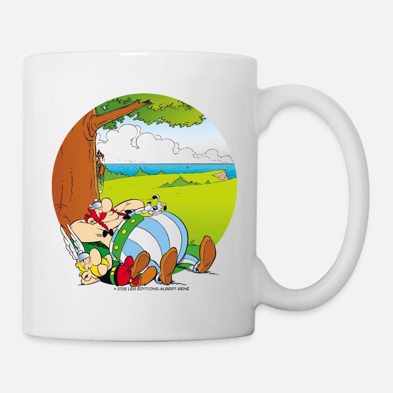 Asterix & Obelix Dogmatix Relaxing - Mug - white