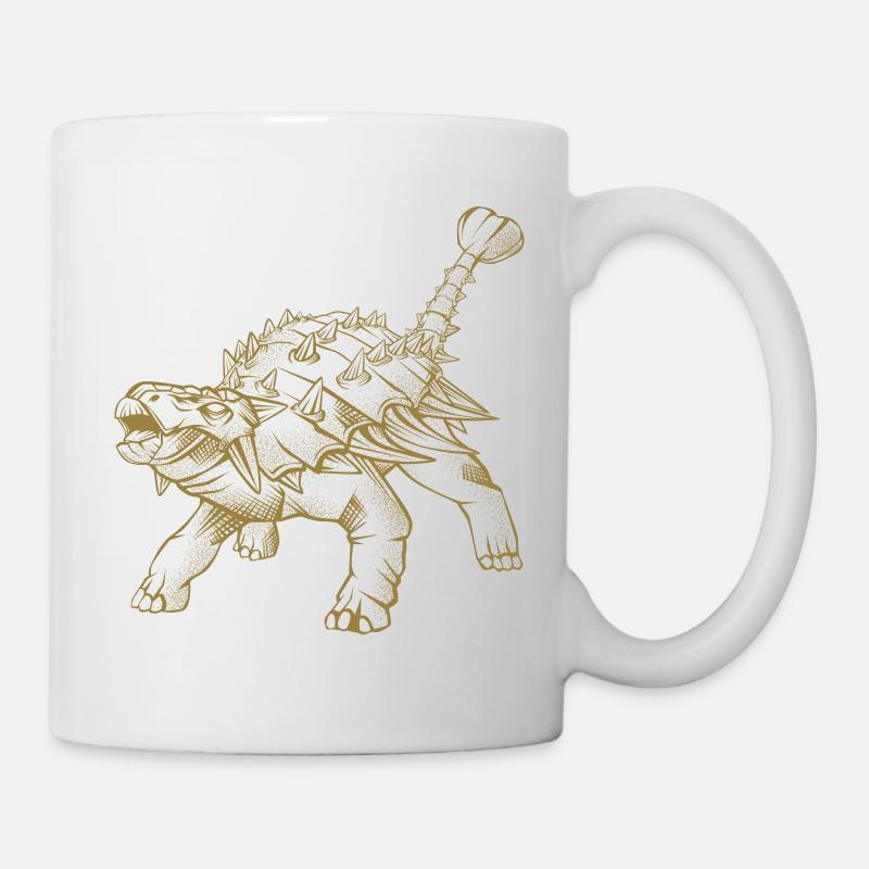 Ankylosaurus - Tasse - Weiß