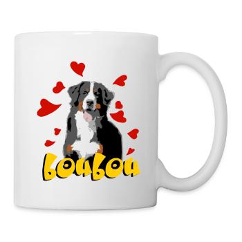 Bouvier bernois - Mug blanc - blanc - Droite