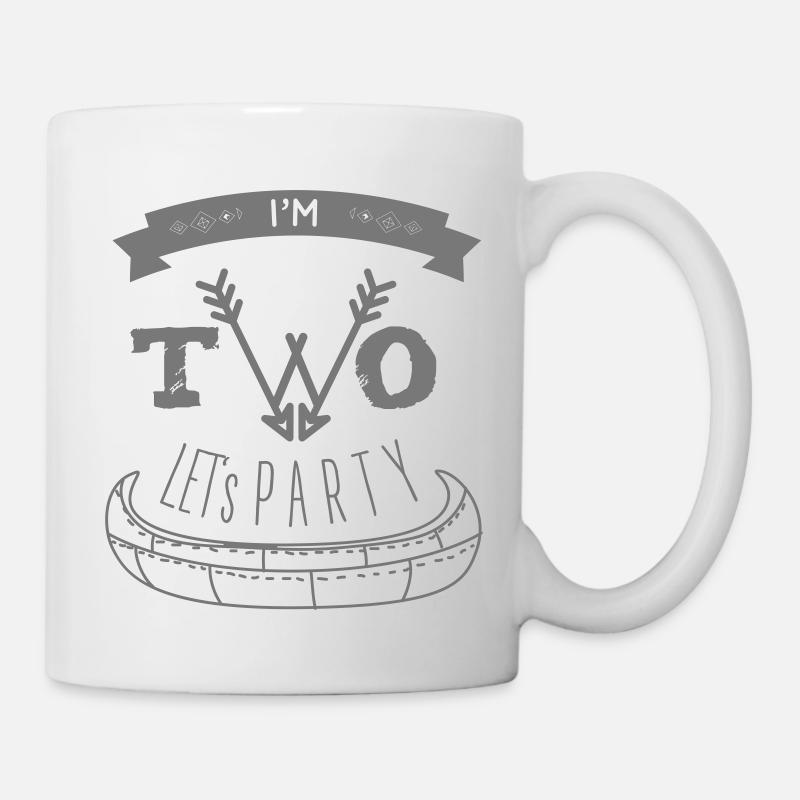 2. Kinder Geburtstag - Tasse - Weiß