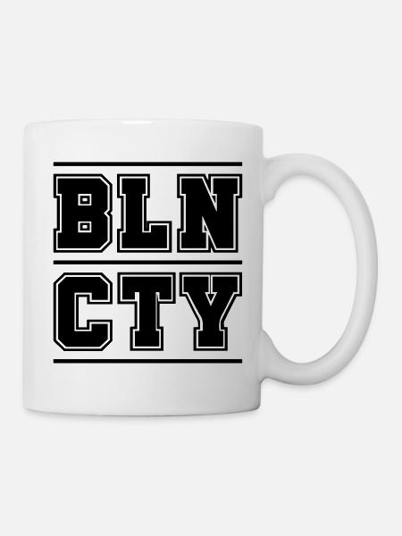 BLN CTY - Berlin City - Tasse - Weiß