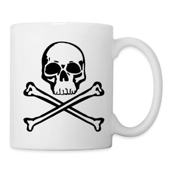 totenkopf_death__f1 - Tasse - Weiß - Rechts