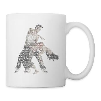 bachata dance story gift idea - Mug - white - Right
