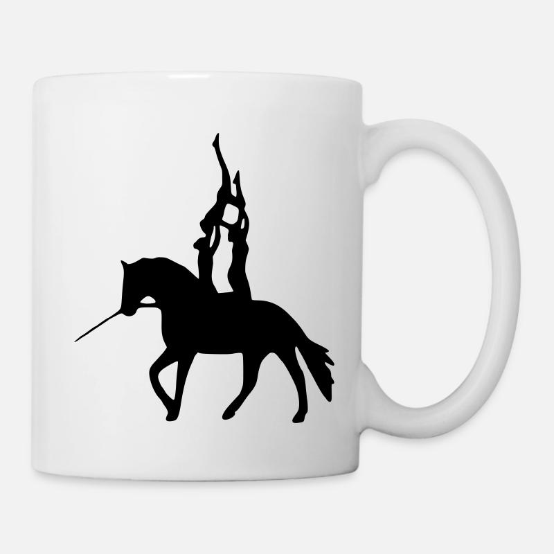 Voltigieren Dreierübung - Tasse - Weiß