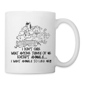 Farm farm animals gift - Mug - white - Right