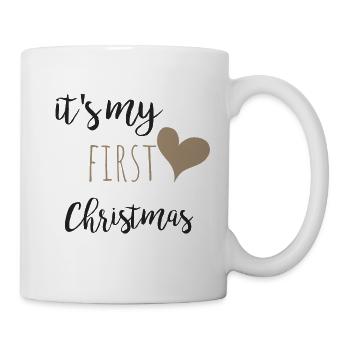 c'est mon premier noel - Mug blanc - blanc - Droite