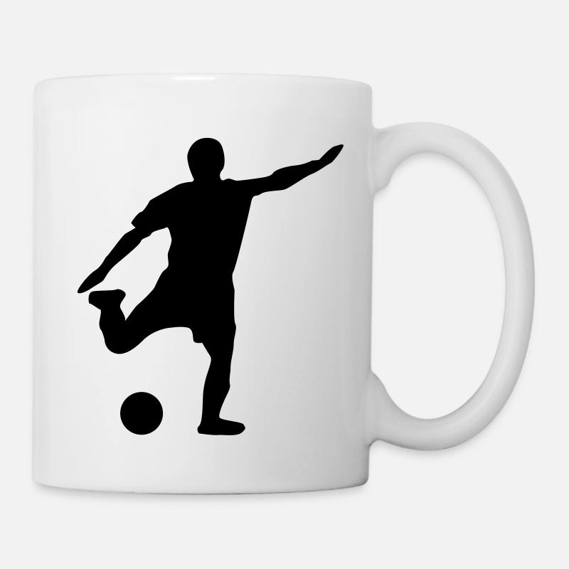 Fußball - Tasse - Weiß