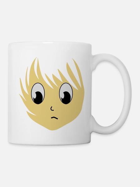 Anime girlie manga girl girls 3 c. - Mug - white