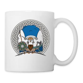 Sheep Marry Viking / Schaf Marry als Wikinger - Tasse - Weiß - Rechts