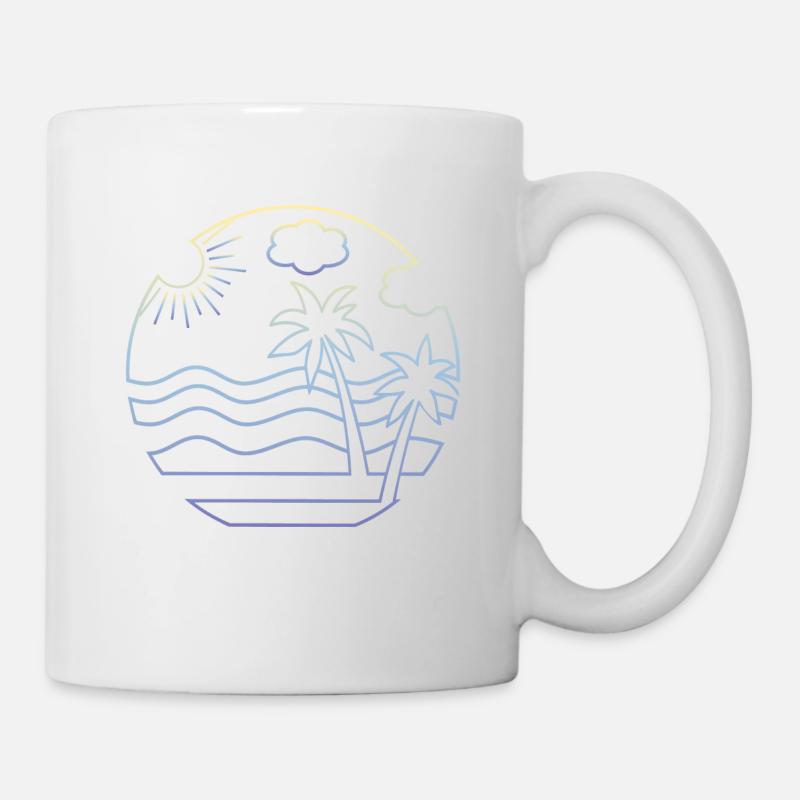 Strand - Tasse - Weiß