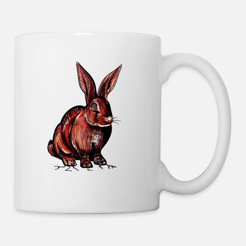 Kaninchen - Tasse - Weiß