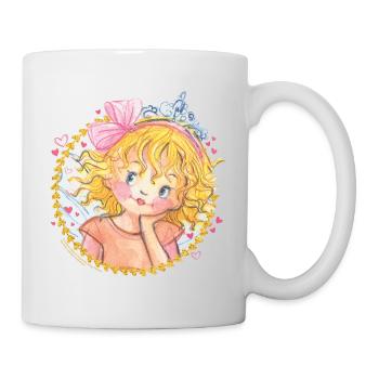 Prinzessin Lillifee Porträt - Tasse - Weiß - Rechts